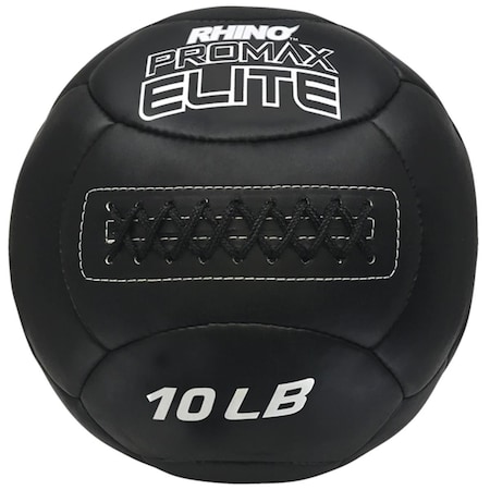 Champion Sports 10 lbs Rhino Promax Elite Medicine Ball, Black CH55911